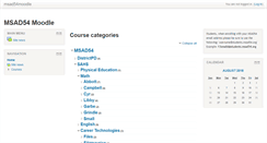 Desktop Screenshot of moodle.msad54.org