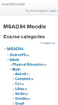 Mobile Screenshot of moodle.msad54.org